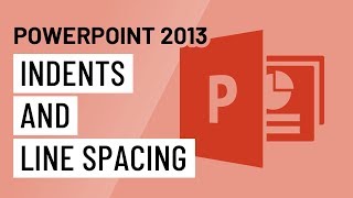 PowerPoint 2013 Indents and Line Spacing [upl. by Lieno]