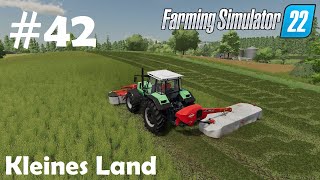 LS22 Kleines Land 42 gemütlich Gras mähen amp Heu wenden  Farming Simulator 22 [upl. by Fleeta379]