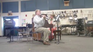 Sleigh Ride by Mozart played on trumpet by Luke Sturm [upl. by Pandora836]