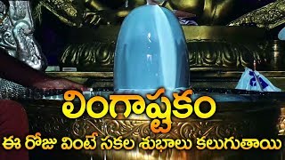 TELUGU Lingashtakam  Telugu Bhakti Songs  LORD shiva SPECIAL SONGS  Abishekam [upl. by Janaya]