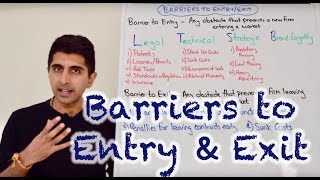 Y2 10 Barriers to Entry and Exit Sources of Monopoly Power [upl. by Ruenhs]