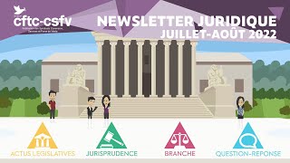 Newsletter juridique été 2022 sommaire  Fédération CFTCCSFV [upl. by Attikram]