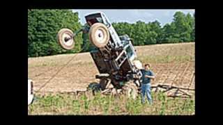 maszyny rolniczewypadki machinery crash [upl. by Airdnaxila]