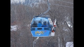 Skiing in BanskoBulgaria [upl. by Ecirahs841]