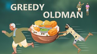 stories in english  GREEDY OLDMAN  English Stories  Moral Stories in English [upl. by Ruby684]