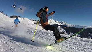 Snow Trail Bernkogel  Saalbach [upl. by Mansur]