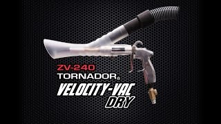 ZV240 TORNADOR VELOCITYVAC DRY demos at SEMA 2015 [upl. by Nyroc]