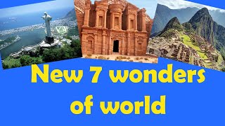 The New 7 Wonders of the World 2018  GK for kids  General Knowledge for KIds [upl. by Anawyt419]