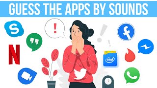 Guess the apps by their sounds  Social media trivia [upl. by Aicen]