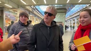 CCP Chinese Communist Part freak out during live performance with DrKBoogieWoogie at St Pancras [upl. by Enia]