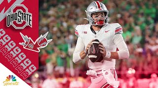 Every Kyle McCord attempt from Ohio States big Week 4 win vs Notre Dame  NBC Sports [upl. by Gnel]