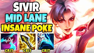 SIVIR MID LANE IS ACTUALLY OP INSANE POKE  League of Legends [upl. by Igal]