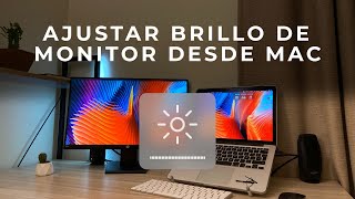 Ajustar brillo de monitor desde mac [upl. by Nednyl]