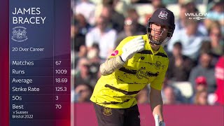 James Bracey 49 runs vs Sussex  T20 Blast  SF 2  SSX vs GLS [upl. by Branca]