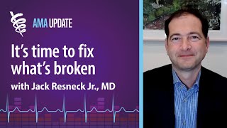 AMA President Jack Resneck Jr MD responds to disinformation politicization of medicine [upl. by Bjorn774]