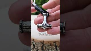 Viking Hammer Keychain viking keychain keyrings handmade norse [upl. by Julius]