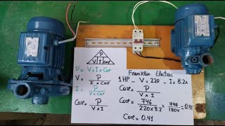 Calcular Factor de potencia en Motores Monofásicos [upl. by Darwen]