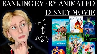 RANKING EVERY ANIMATED DISNEY MOVIE 🏰 with Disney Nicky Marra [upl. by Colner689]