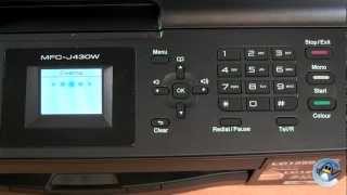 Brother MFCJ430W How to do Printhead Cleaning Cycles and Improve Print Quality [upl. by Gatias124]