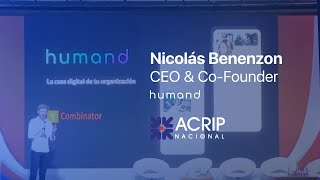 Nico Benenzon en el 5º Encuentro Internacional de Gestión Humana y Sostenibilidad creado por ACRIP [upl. by Euh226]