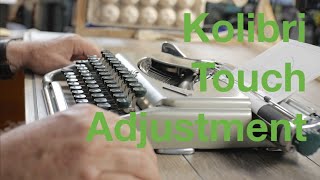 Typewriter Video Series Episode 275 Kolibri Touch Adjustment [upl. by Nicoline861]