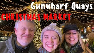 CHRISTMAS Market At Gunwharf Quays  We Visit Portsmouth At Christmas  Should You Visit [upl. by Asel]