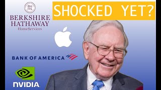 WHAT STOCKS IS BUFFETT SELLING MORE INFO ON CHEVRON AMERICAN EXPRESS COCA COLA NVIDA [upl. by Anecusa]