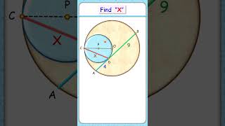 Amazing Q with 30s soln maths geometry circle olympiad cat sat iit cbse ssc cgl 136 [upl. by Aehr]