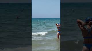 🇬🇷Greece Kalamaki Beach Summer Holiday Sunny Day🏖️ greecebeach [upl. by Eessej]