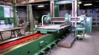 Cincinnati Planer 30 foot table [upl. by Drucill]