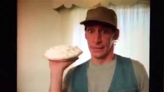 Jim Varney gives himself a pie in the face [upl. by Anilehs]