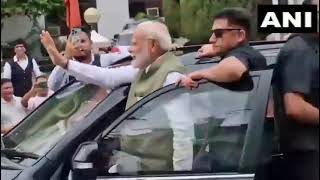 Prime Minister Narendra Modi Road Show at Katra [upl. by Elleirda]