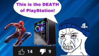 PlayStation Fanboy Has A Mental Breakdown Over Spider Man PC  1000 Sub Giveaway [upl. by Einahpad850]