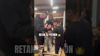 RETAN AL PATRÓN👑🥊boxeo reto patron boxeomexicano fiesta hígado humor boxeador mma fyp [upl. by Yehs738]