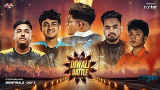 Day 3 Upthrust Esports Diwali Battle 2023 BGMI  Semi Finals  Ft Soul GodLike XSpark RNT etc [upl. by Gannie]