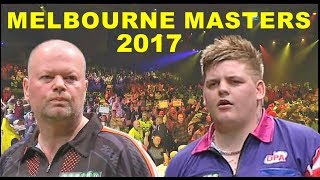 van Barneveld v Cadby R1 2017 Melbourne Darts Masters [upl. by Lladnik]