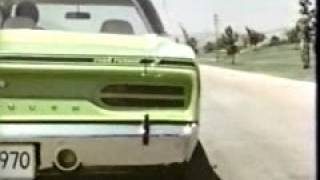 70 Plymouth Roadrunner Commercial 2 [upl. by Veta104]