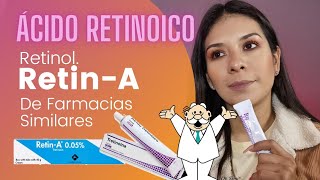 RETINATRETINOÍNA farmacias Similares Ácido retinoicoElimina manchas [upl. by Rabbaj651]