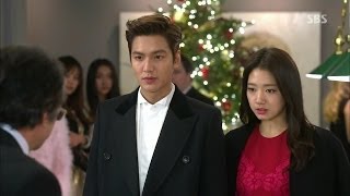 이민호 박신혜 손잡고 파티 참석 상속자들 19회 [upl. by Ylliw]