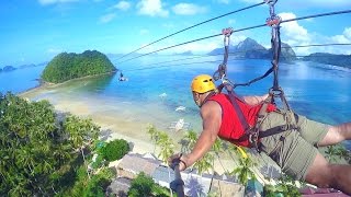 El Nido Palawan Zipline Philippines [upl. by Ehsrop]