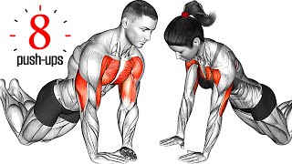 Push Ups For Beginners Best Push Up Variations [upl. by Etnuahc]