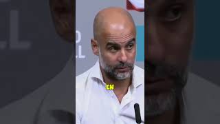 Voici ce que pep guardiola a dit à propos du ballon d’or foot football realmadrid barcelona [upl. by Akemrehs]