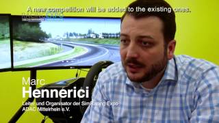 Interview with Marc Hennerici about SimRacing Expo 2017 [upl. by Madalyn]