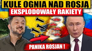 KULE OGNIA NAD ROSJĄ  EKSPLODOWAŁY RAKIETY [upl. by Alderson]