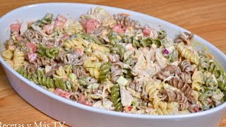 Receta de Ensalada de Pollo Fría  Súper Fácil y Deliciosa [upl. by Tresa]