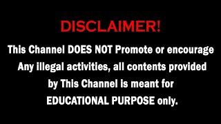 Disclaimer for EDUCATIONAL PURPOSE only [upl. by Delano492]