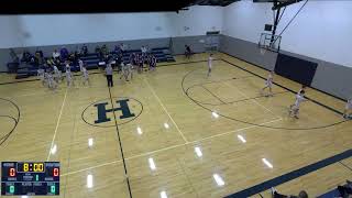 Hudson High School  IA  vs East Marshall High School Mens JV Basketball [upl. by Aurita]