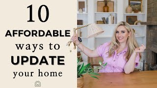 10 Easy amp Affordable Ways to Update Your Home  Renter amp Budget Friendly Home Design Tips [upl. by Sherwood4]