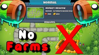 Bloonarius Normal  No Hero Achievement  No Monkey Knowledge  BTD6 Boss Tutorial [upl. by Wall331]