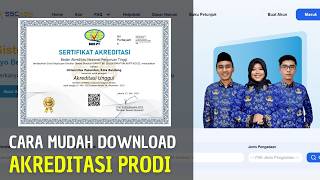 Tutorial download sertifikat akreditasi BANPT Pendaftaran CPNS [upl. by Simson]